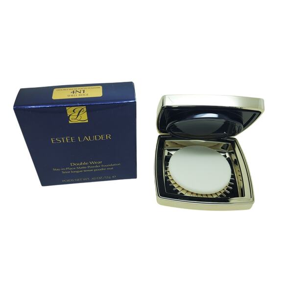 Estee Lauder Double Wear Stay-In-Place Matte Powder Foundation 4N1 Shell Beige - Picture 3 of 4